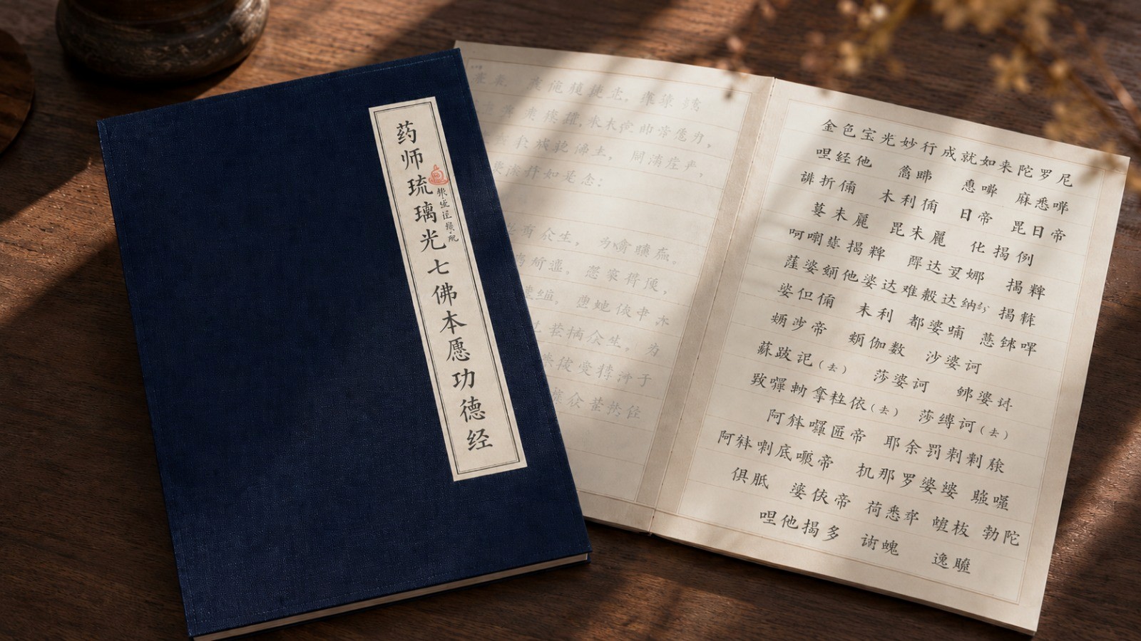 Medicine Buddha Premium Copy Booklet<br> 精装版药师7佛抄经本。 - Image 4